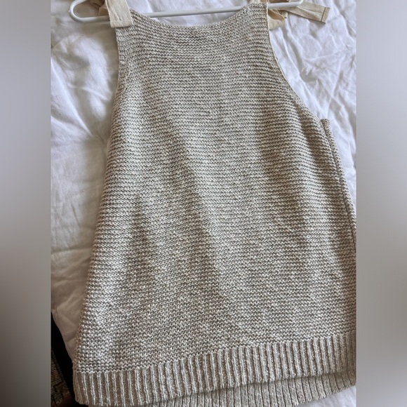Madewell Highgate Tie-Strap Sweater Tank size L - Picture 6 of 8
